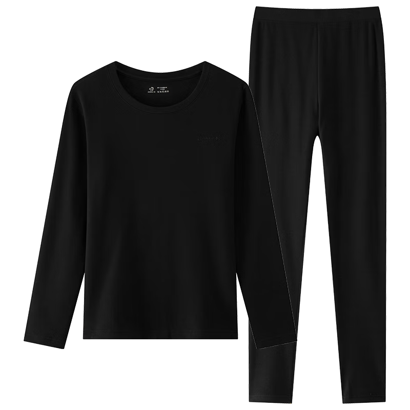 都市丽人情侣款保暖内衣阳离子磨毛绒中厚冬季柔弹亲肤女两件套2W21A6