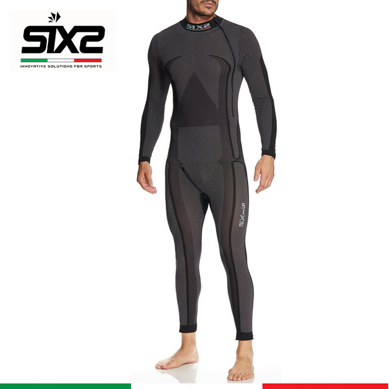 SIXS STX HN 高领 四季赛道汗衣 滑雪 跑步 机车滑衣连体内衣 M