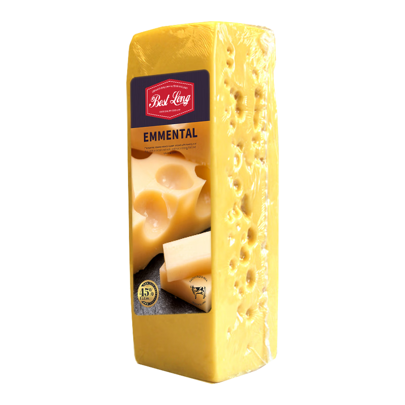 貝斯隆荷蘭原裝進(jìn)口大孔原制奶酪高蛋白芝士塊馬蘇碎即食烘焙cheese干酪 原制大孔奶酪約重 2700g*1塊