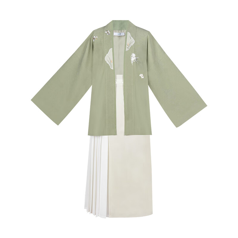 明朝有意:眠星子 宋制毛呢褙子两片裙原创改良汉服女秋冬款 褙子 两片