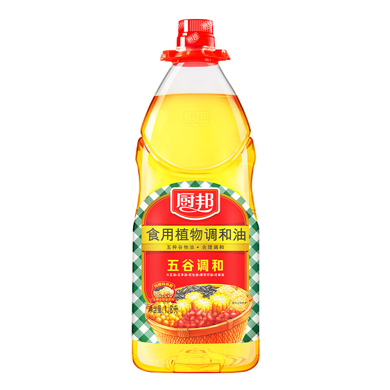 厨邦 五谷调和油食用油 1.8l