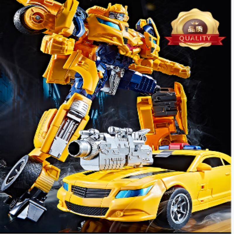 卡卡鸭 变形5金刚大黄蜂玩具机器人擎天之柱汽车人大号正版男孩手办