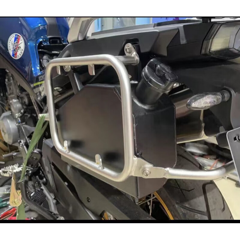 ouio适配风副油箱改装摩托车加装副油箱增加续航里程 黑色途乐支架铝