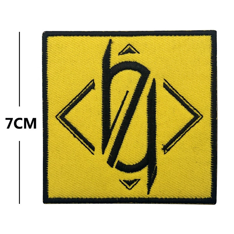 反光魔术贴章户外运动背包徽章战术士气章臂章 刺绣 少女前线 404小队