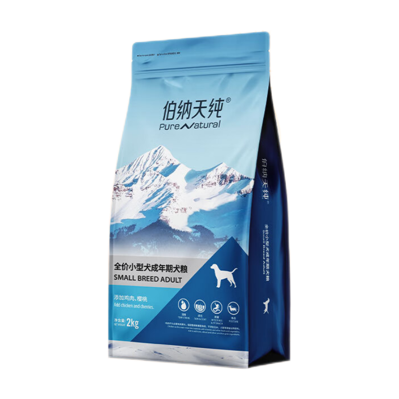 Pure&Natural 伯纳天纯 joy联名系列 鸡肉樱桃小型犬成犬狗粮 2kg