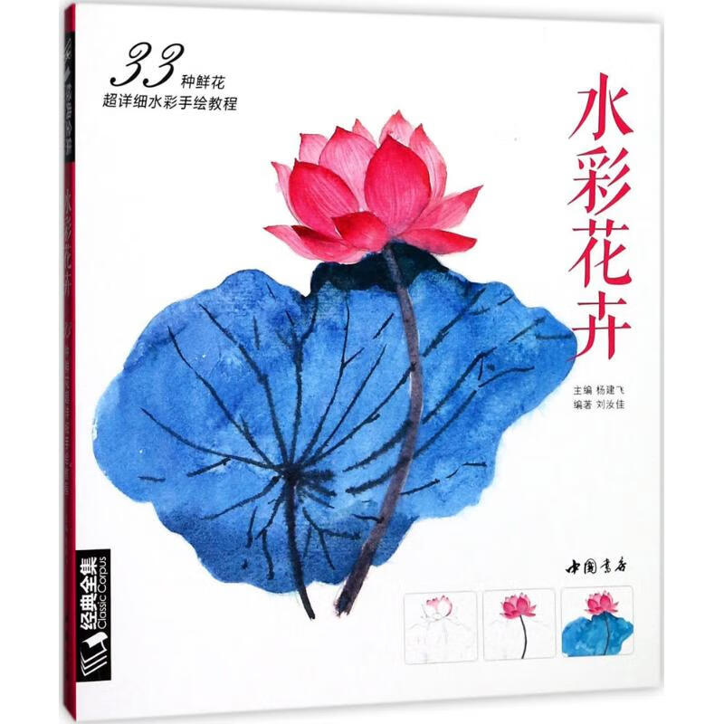 水彩花卉 杨建飞 主编；刘汝佳 编 书籍