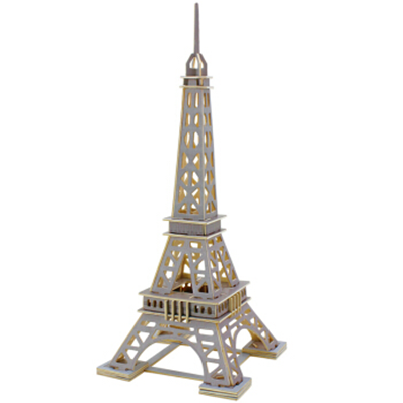 埃菲尔铁塔(3d木质拼图) 中国建筑工业出版社