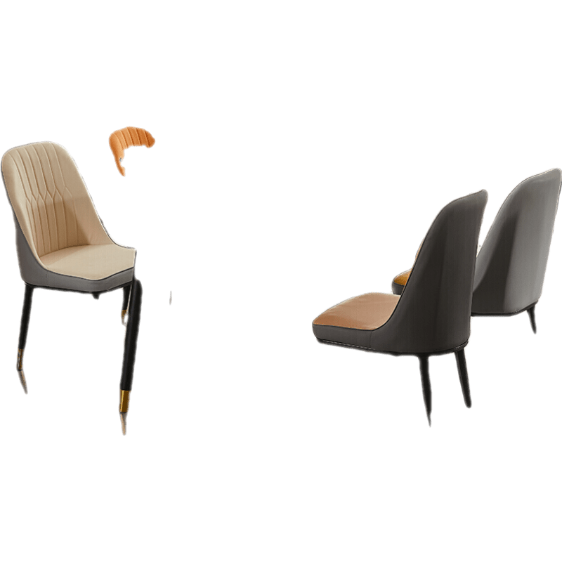 梦想湾 北欧轻奢实木餐桌椅组合小户型简约现代家用长方形饭桌理石纹餐桌 110X60单桌  颜色备注