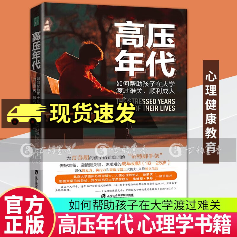高压年代：如何帮助孩子在大学渡过难关、顺利成人 北京大学临床心理学博士徐凯文推荐 家教育儿 s