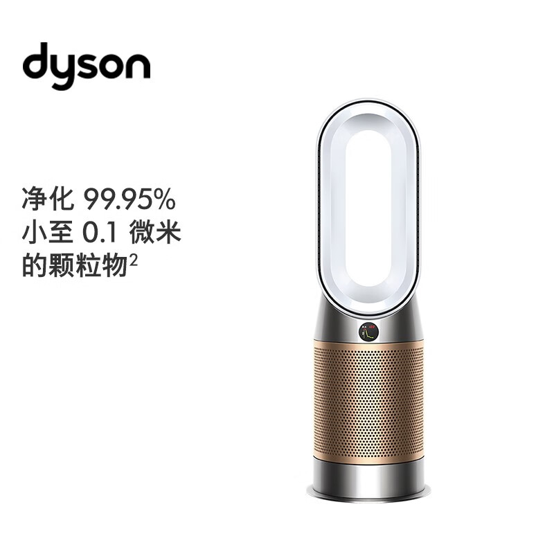 戴森 DYSON HP09 多功能无叶暖风扇 兼具空气净化器取暖器功能 除菌除甲醛暖风机电风扇 四季适用 白金色