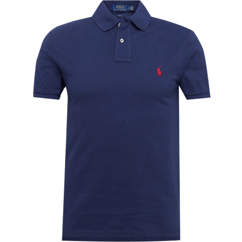 RALPH LAUREN 拉夫勞倫夏季新品秋 男士經(jīng)典T恤短袖Polo衫710795080  007深藍(lán)色 XL