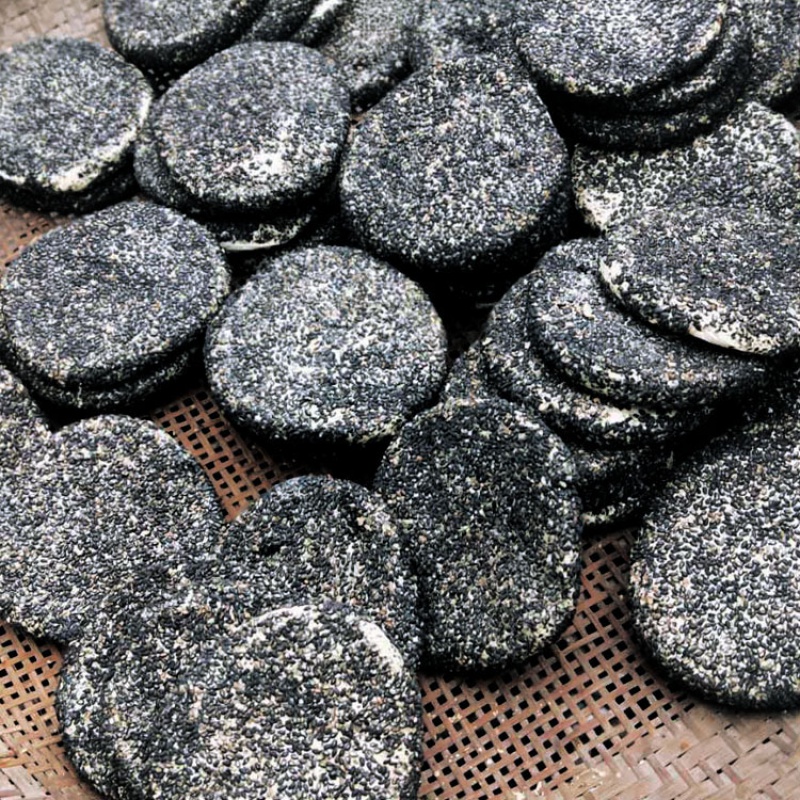 牧马安达农家纯手工麦芽糖芝麻饼糖饼叮叮糖江西特产传统零食糖果 5个