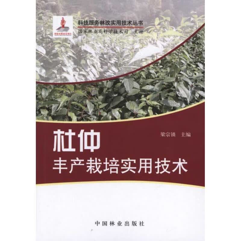 杜仲丰产栽培实用技术 梁宗锁  主编 书籍