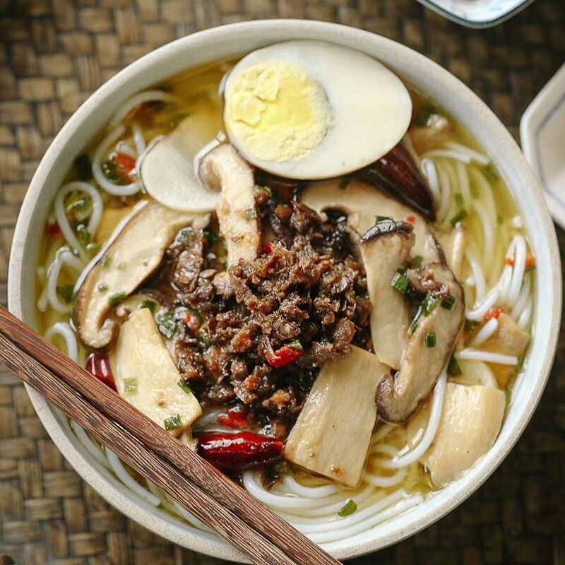 食味的初相云南松茸鸡汤米线 米粉菌菇带料包方便速食宵夜牛肝菌3盒装