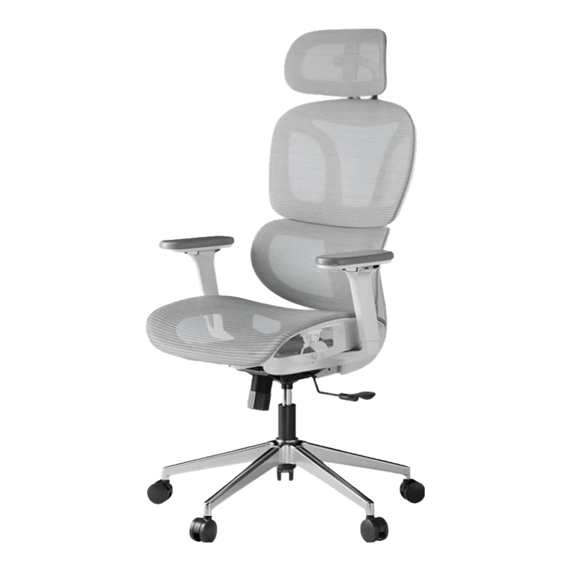 網(wǎng)易嚴(yán)選小蠻腰人體工學(xué)電腦椅電競(jìng)椅家用辦公久坐座椅凳子 【S9pro】云白無(wú)擱腳(尼龍五角腳) 無(wú)腳托