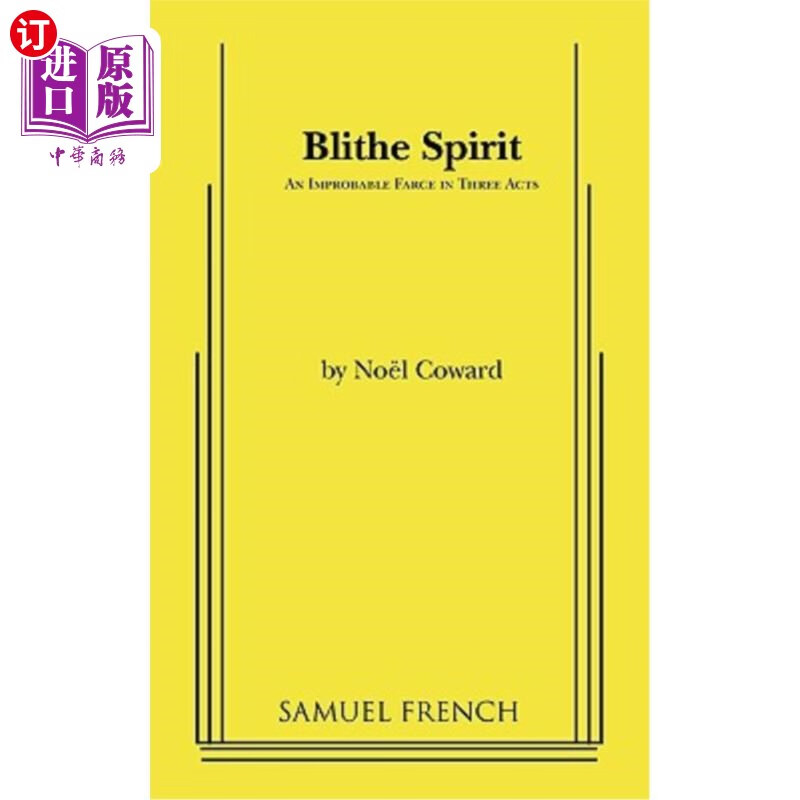 海外直订blithe spirit 欢乐精神
