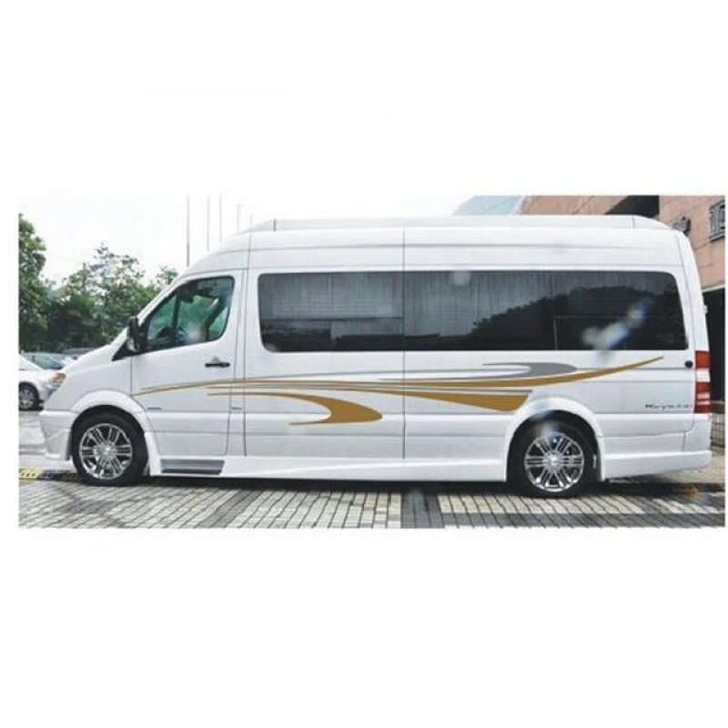 唯雅诺福建奔驰凌特彩条房车商务车身拉花贴纸斯宾特威霆汽车汽