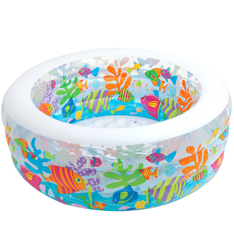 INTEX 儿童充气水池58480 加厚充气游泳池海洋球池玩沙池充气水池