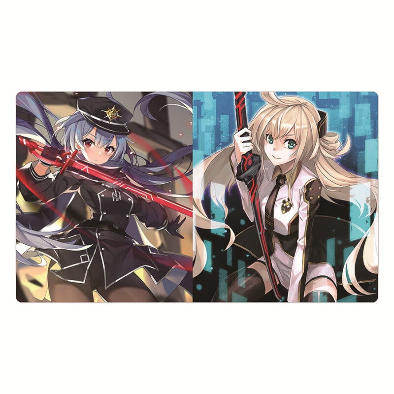 游戏王卡垫定制决斗盘闪刀姬ip莱娜tcg单人对战牌垫橡胶桌游垫diy图案