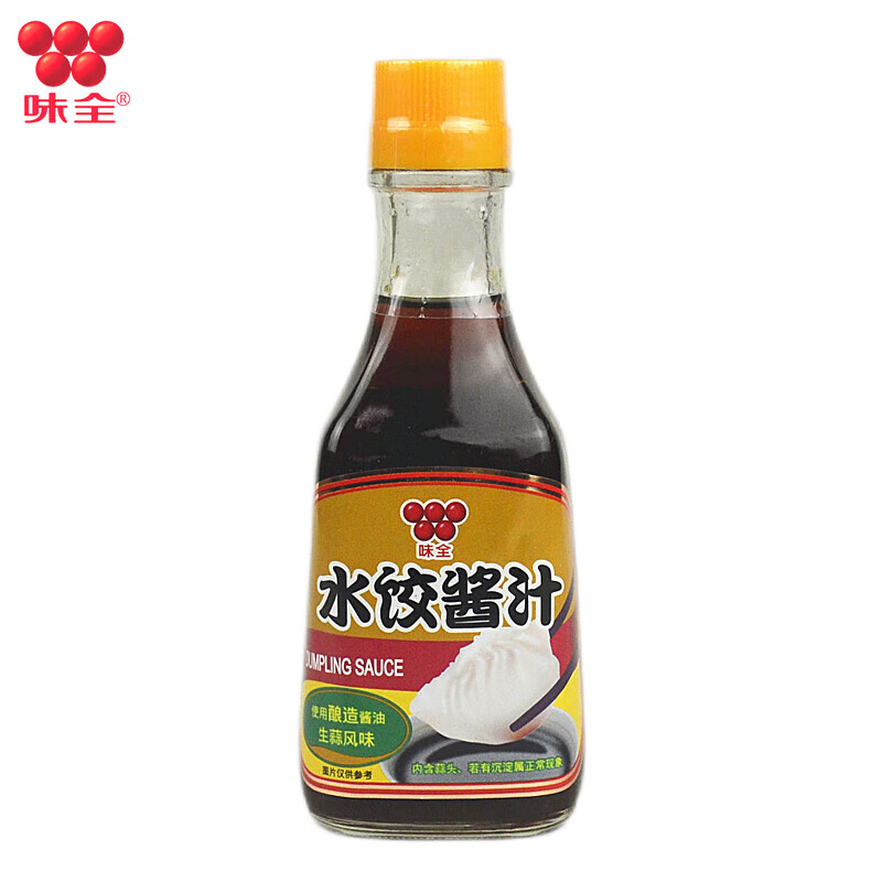 味全 台湾原产 水饺酱汁 原味 230g瓶装 水饺伴侣纯酿造酱油调味料