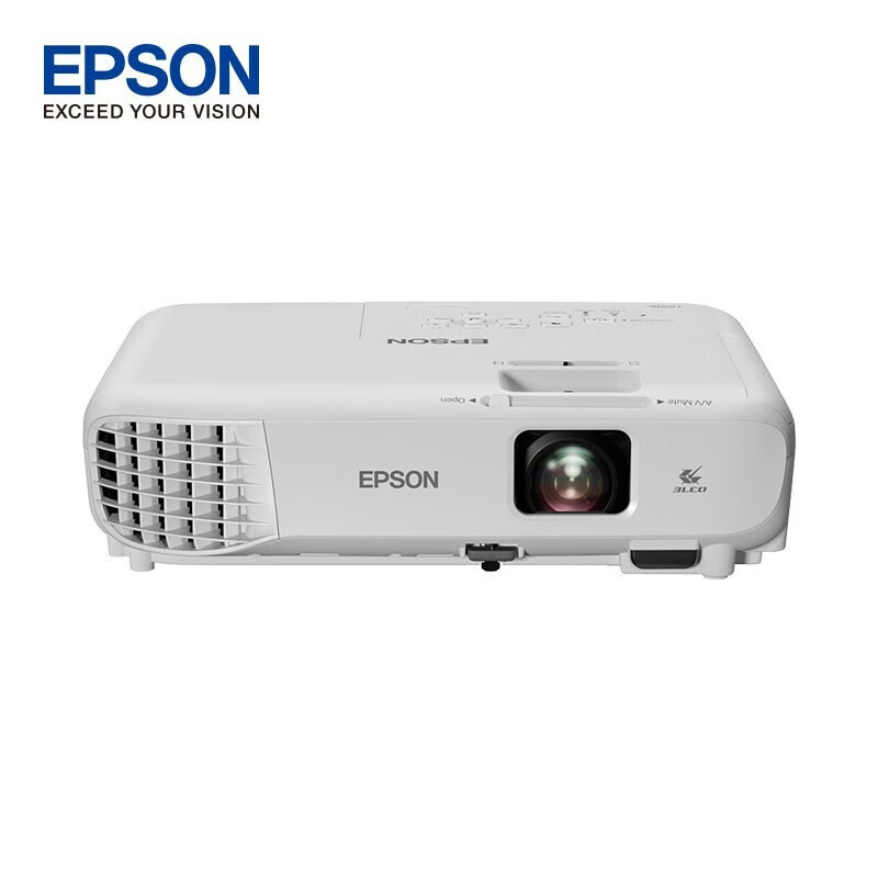 爱普生（EPSON） CB-W06 投影仪 投影机办公 培训 高清WXGA 3700流明 短距投影 官方标配+100英寸电动幕/支架幕