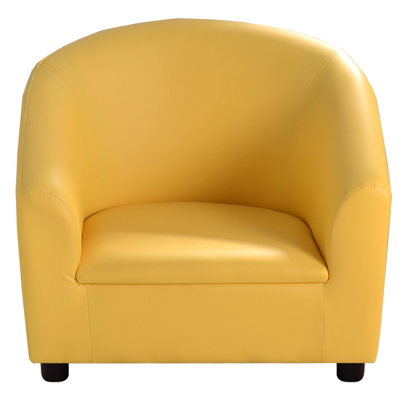 dgbaobei儿童沙发 小沙发 可爱宝宝小沙发圈椅沙发 早教中心沙发椅 幼教用品 黄色单人圈椅