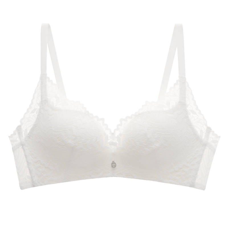 都市丽人内衣女蕾丝聚拢 女士文胸 2b15a1 白色  1件