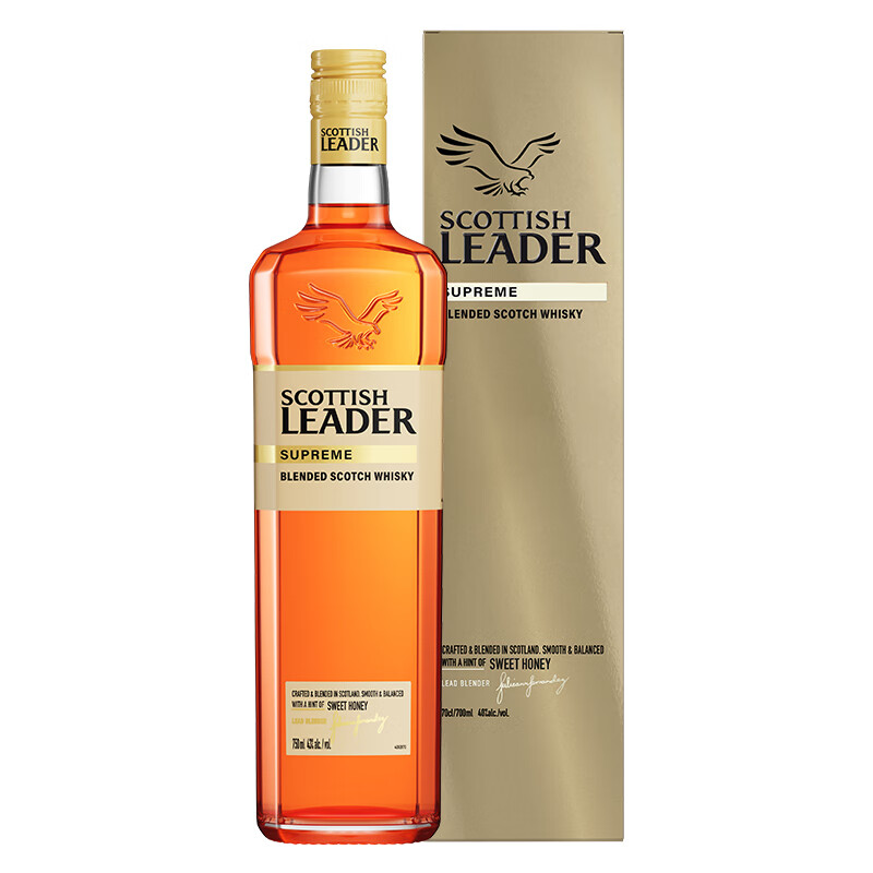 苏格里德（Scottish leader） 金标致醇 苏格兰高地威士忌700ML洋酒进口
