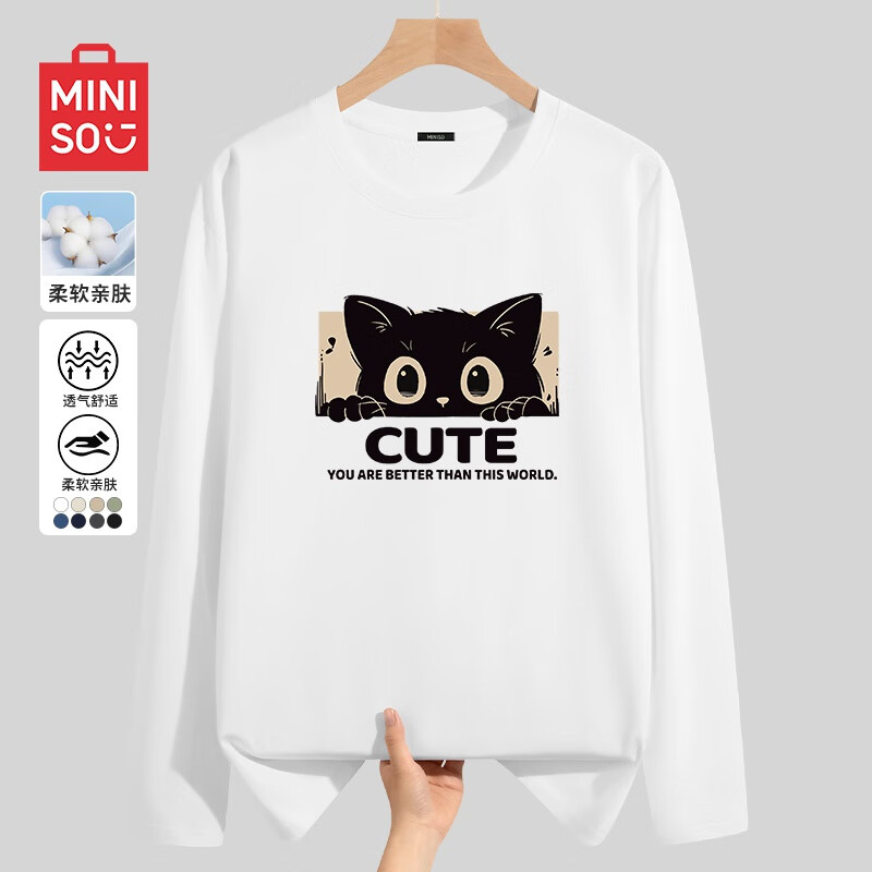 ڲƷMINISO޴дذԲڴŮٴɫT ɫ(èС) XL 180(򲻵ɫ)49.9Ԫ