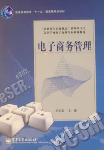 电子商务管理 王学东 管理 9787121126338