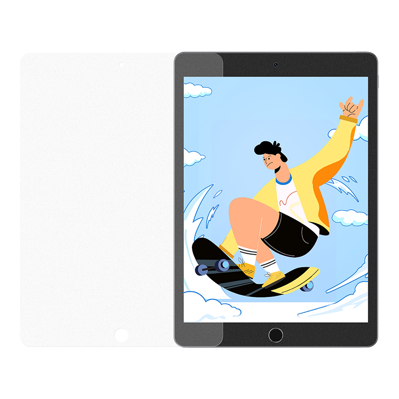 UGREEN 绿联 类纸膜 通用iPad 第8代 10.2英寸2020新款苹果平板电脑保护膜手写绘画防眩光纸感触控磨砂膜1片装 80622