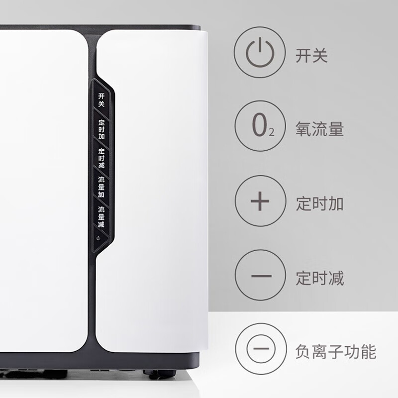 制氧机家庭用小型便携成人氧气机静噪轻音老人24小时造氧器孕妇高原