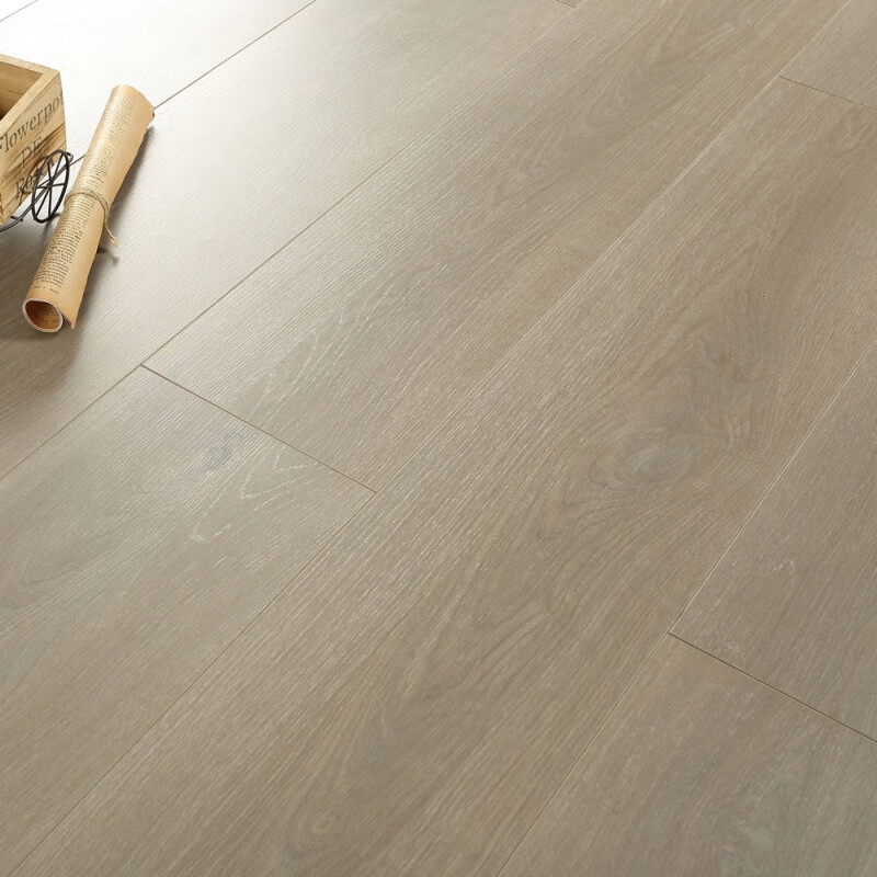 三层实木复合地板15mm家用灰色e0级防水地暖多层木地板 棕灰色   s