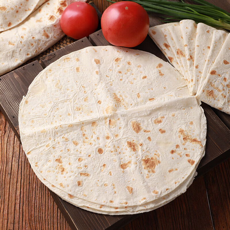 健康纯手工山东单饼徐州烙馍大饼卷饼皮筋饼鸡肉卷早餐面饼春饼薄饼皮
