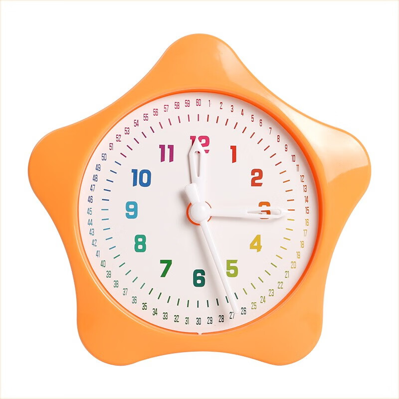 晨光(m&g) 钟点学习器数字儿童钟表时钟教具幼儿园 asd99840 星星形状