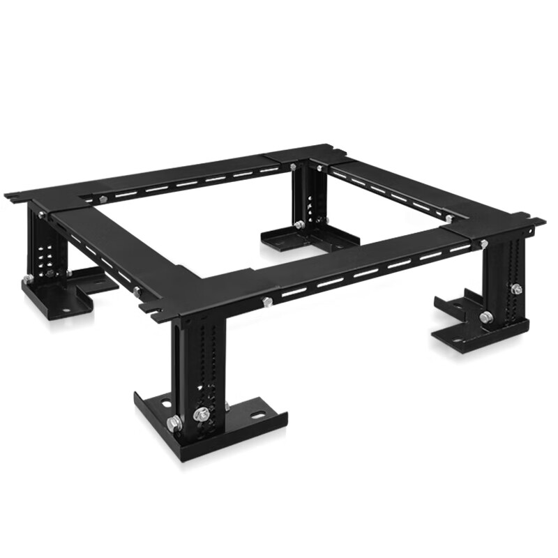 服务器机柜底座机墩承重支架机房用加厚高深可调节19寸机柜底座 典雅