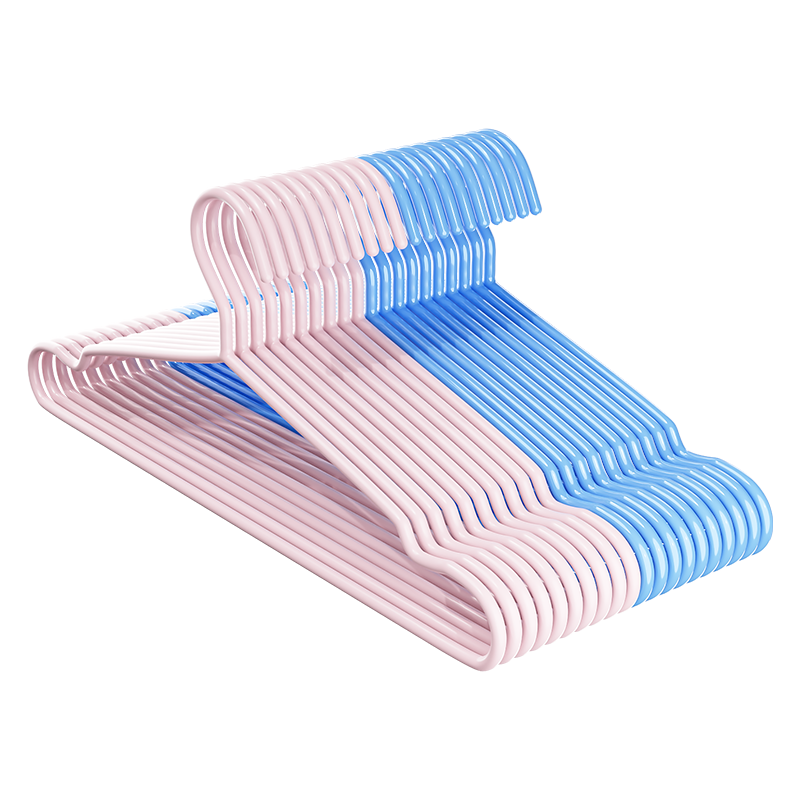LYNN衣架 挂衣服防滑无痕衣挂架儿童成人家用加粗大号晾晒衣撑子20只