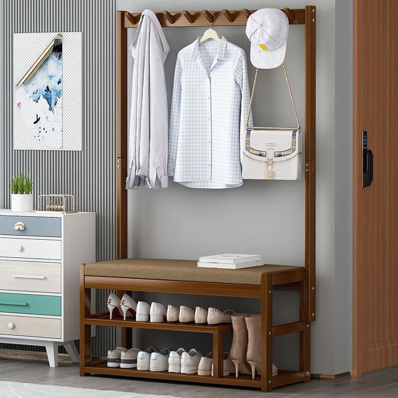 换鞋凳可坐家用挂鞋架一体多功能简易 升级多功能款-50公分(非主图款)