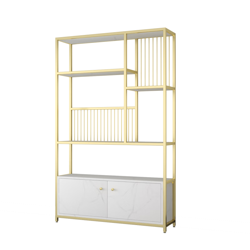 吴汉匠家具 办公室轻奢展示柜荣誉证奖牌奖杯落地展示架合格证书架