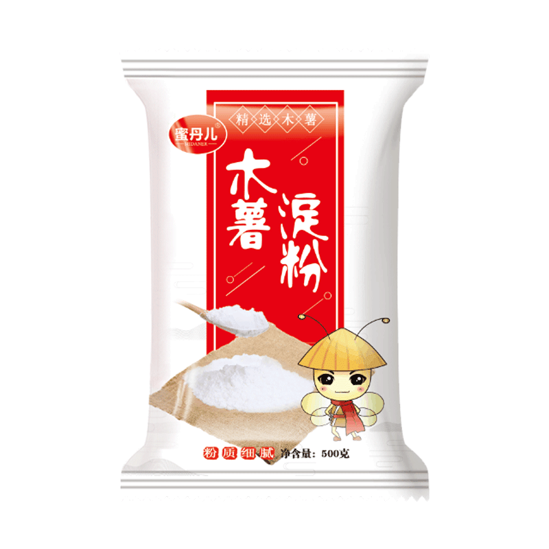 纯正木薯粉淀粉芋圆粉家用生粉食用珍珠奶茶甜品原料木薯粉228g 5袋 虎窝购