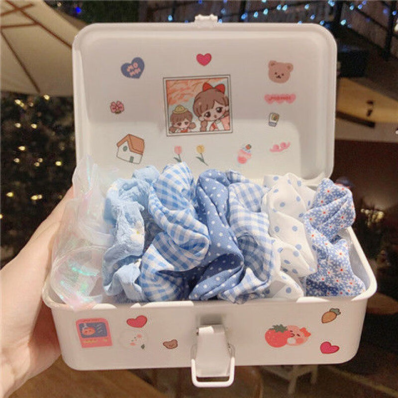 【提伯斯】夏日新款大肠发圈组合甜美日韩肥肠圈加州女孩百搭学院风