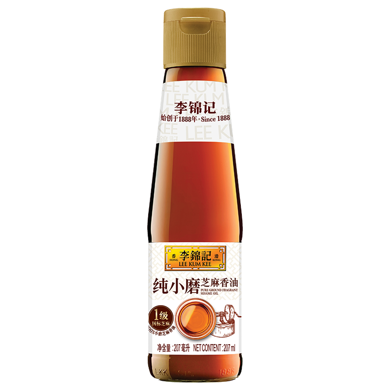 李锦记 纯小磨芝麻香油207ml