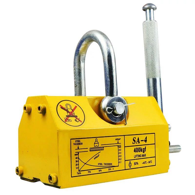 定制钕铁硼强磁吸盘磁力吊起重器1235吨工业吊装吸铁石400600公斤