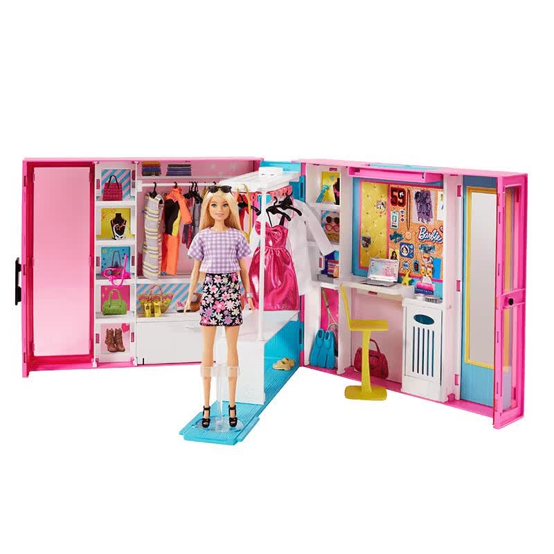 芭比（Barbie）女孩礼物芭比娃娃小公主搭配培养时尚玩具-新梦幻衣橱GBK10属于什么档次？