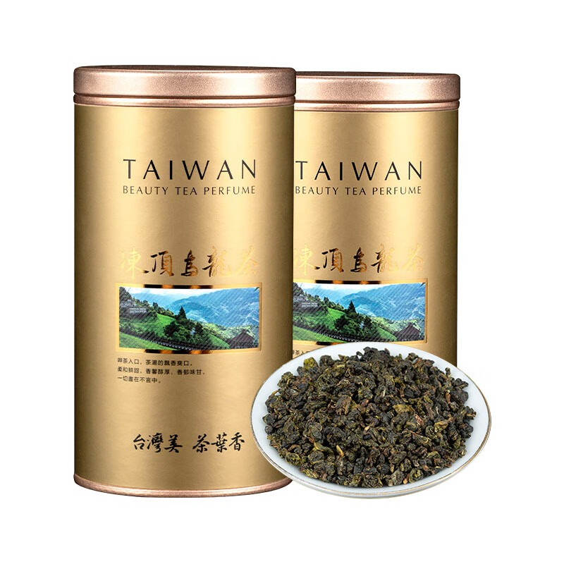 2022年新品冻顶乌龙台湾高山茶叶罐装乌龙茶茶300g 浓香型 300g