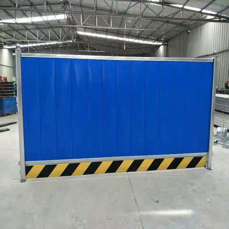 工程彩钢围挡加厚pvc施工挡板 工地彩钢小草围挡临时工程建筑隔离