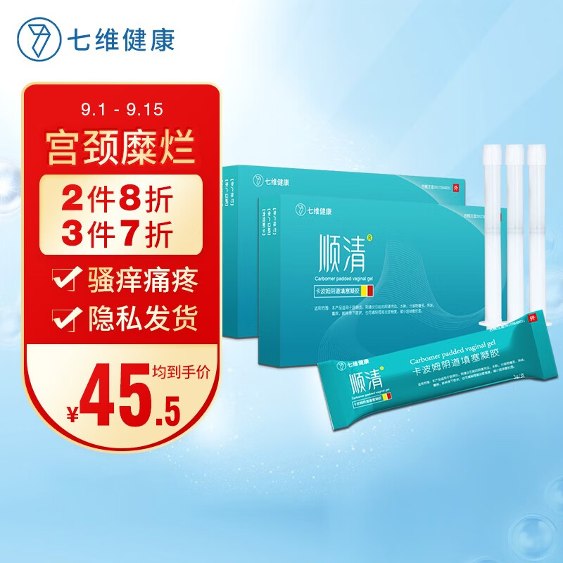 七维健康女性妇科私处凝胶:价格历史走势与销量分析