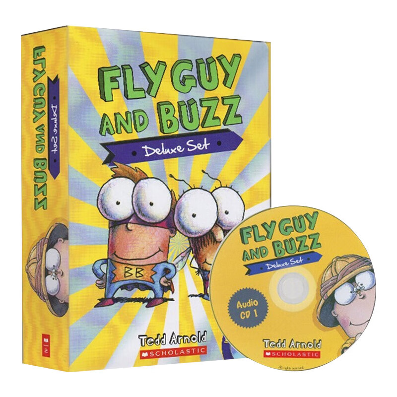 英文原版 Fly Guy & Buzz Deluxe Set 含音频 苍蝇小子15册合集 全彩桥梁章节书 趣味读物 培养孩子独立习惯 英文版 进口英语书籍怎么样,好用不?