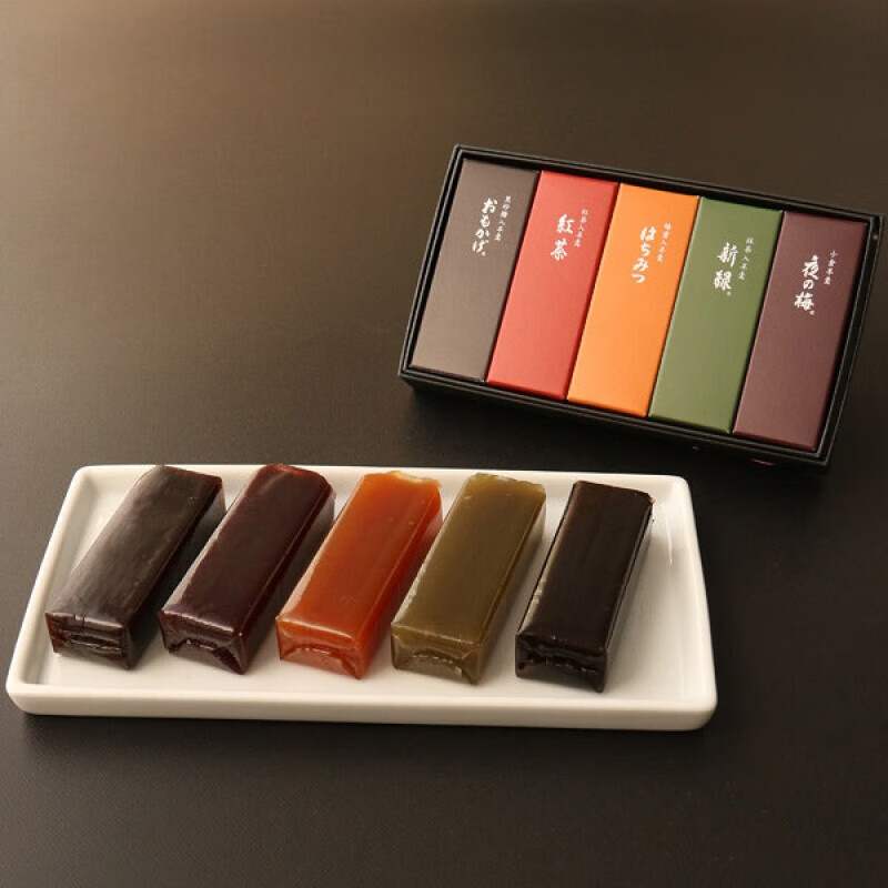 北海道现货日本皇室御用糕点 とらや虎屋 小形羊羹5枚入礼盒 <齁甜