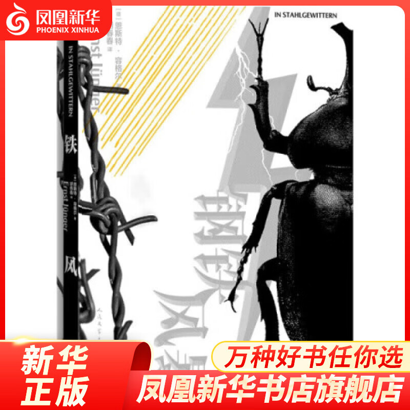 钢铁风暴 （德）恩斯特·容格尔著；胡春春　译 人民文学出版社 正版书籍 凤凰新华书店旗舰店 外国小说